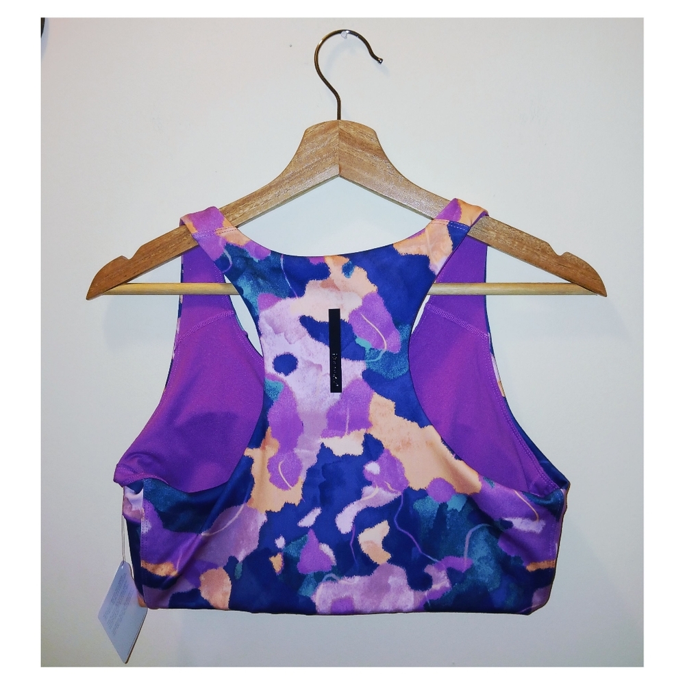 Reebok Medium Impact Reflex Multicolor Sports Bra - Picture 7 of 7